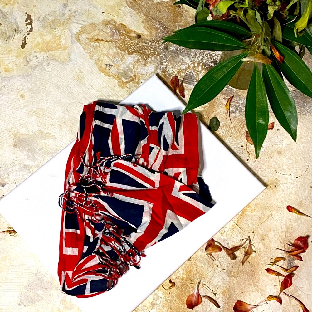 (Almost) Union Jack scarf
